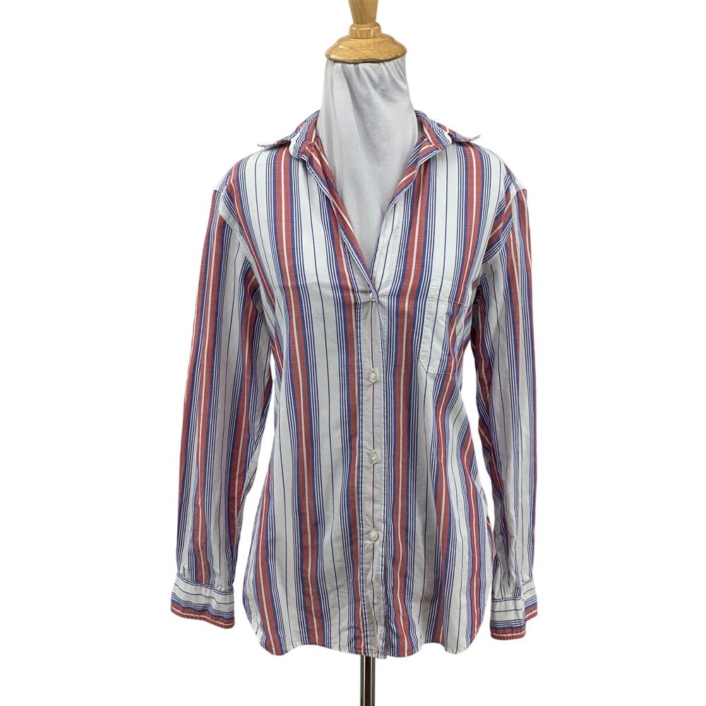 Grayson Shirt Womens 2 The Hero Button Up Jasmine Striped Utility Button Down